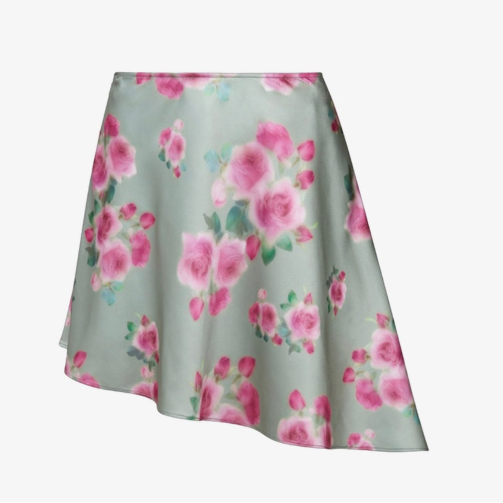 We wore what satin slip skirt